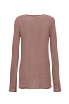 SWAYING/KNIT seamless tie long-sleeved cardigan SW24SS1T70 dirty pink PS77